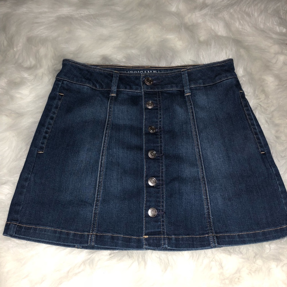 Denim American Eagle Mini Skirt